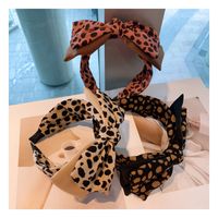 New Leopard Dot Bow Headband main image 3