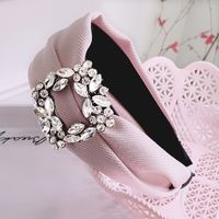 Wide-brimmed Fashion Rhinestone Headband sku image 1