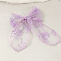 Korean Simple Lace Bow Hair Ring sku image 4