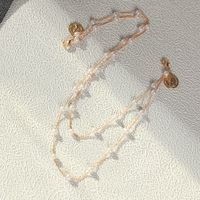 Simple New Fashion Pearl Chain Bow Hairpin main image 4