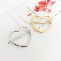Simple New All-match Alloy Heart-shaped Hairpin main image 3