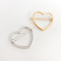 Simple New All-match Alloy Heart-shaped Hairpin main image 4