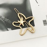 Simple Geometric Starfish Metal Hairpin main image 1