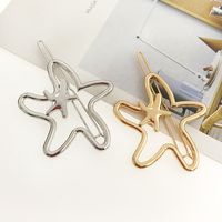 Simple Geometric Starfish Metal Hairpin main image 4