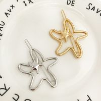 Simple Geometric Starfish Metal Hairpin main image 5