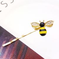 Korean Sweet Cute Colored Bee Hairpin sku image 1