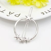 Korean Simple Alloy Crown Bow Hair Clip sku image 6