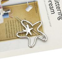Simple Geometric Starfish Metal Hairpin sku image 1