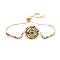 Fashion Jewelry Copper Micro-set Zirconium Ring Adjustable Bracelet Wholesale Nihaojewelry sku image 4