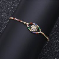 Fashion Jewelry Copper Micro-set Zirconium Ring Adjustable Bracelet Wholesale Nihaojewelry sku image 1