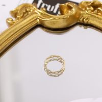 Fashion Golden Simple Ring sku image 1