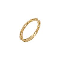 Fashion Golden Simple Ring sku image 3