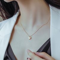 Fashion Women's Heart Shell Necklace Earrings  For Women sku image 21