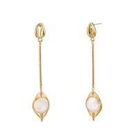 New Fashion Natural Freshwater Pearl Earrings main image 3