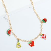 New Ethnic Style Colorful Fruit Pendant Necklace main image 3