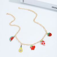New Ethnic Style Colorful Fruit Pendant Necklace main image 4