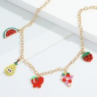 New Ethnic Style Colorful Fruit Pendant Necklace main image 5
