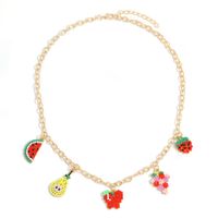 New Ethnic Style Colorful Fruit Pendant Necklace main image 6