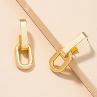 Korean Simple Fashion Geometric Earrings main image 4