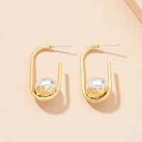 Fashion Freshwater Pearl Retro Earrings main image 2