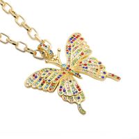 Collier Hip-hop Papillon Diamant main image 3