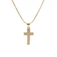 Brazilian Style Mariana Cross Pendant Necklace main image 1