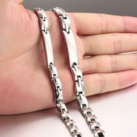 Korean New Simple Titanium Steel Bracelet main image 4