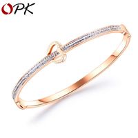 New Simple Diamond Titanium Steel Love Bracelet main image 2