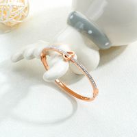 Nouveau Bracelet D&#39;amour En Acier Titane Diamant Simple main image 4