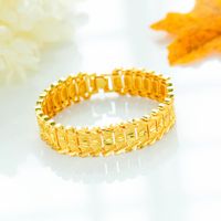 Simple Wrist Copper Gold-plated Bracelet main image 6