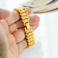 Simple Wrist Copper Gold-plated Bracelet main image 5