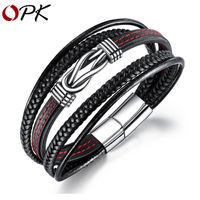 Simple Magnetic Buckle Fashion Bracelet sku image 1