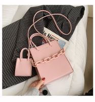 Fashion Tote Bag Acrylic Chain Handbag Shoulder Messenger Bag sku image 4