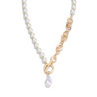 Einfache Perlenstickerei Anhänger Halskette main image 2