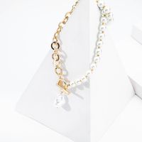 Einfache Perlenstickerei Anhänger Halskette main image 3