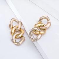 Fashion Irregular Twist Chain Earrings main image 5