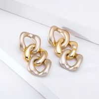 Fashion Irregular Twist Chain Earrings main image 6