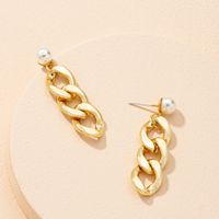 Fashion Chain Retro Pearl Earrings main image 3