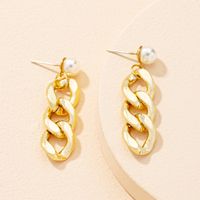 Fashion Chain Retro Pearl Earrings main image 4