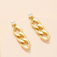 Fashion Chain Retro Pearl Earrings main image 5