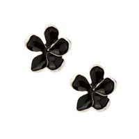 Alloy Black Flower Earrings main image 6