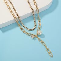 Pearl Multi-layer Necklace sku image 1