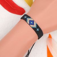 Simple Miyuki Rice Beads Hand-woven Ethnic Wind Eye Beaded Bracelet main image 4