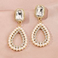 Fashion Round Five-pointed Star Pearl Earrings main image 1