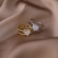 Fashion Crystal Love Ring main image 4