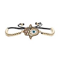 Simple Zircon Jewelry Palm Demon Eye Adjustable Bracelet main image 6