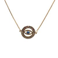 Fashion Devil's Eye Pendant Necklace main image 4