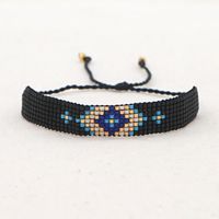 Simple Miyuki Rice Beads Hand-woven Ethnic Wind Eye Beaded Bracelet sku image 1