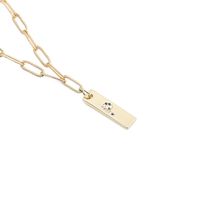 Hip-hop English Letter Pendant Necklace sku image 16