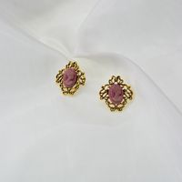 Retro Baroque Pearl Earrings sku image 1